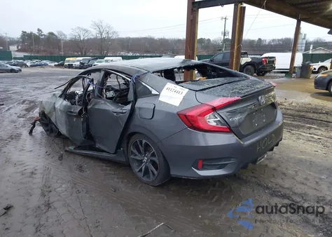 2019 Honda Civic Sport из США, поврежденный, VIN 2HGFC2F83KH583545